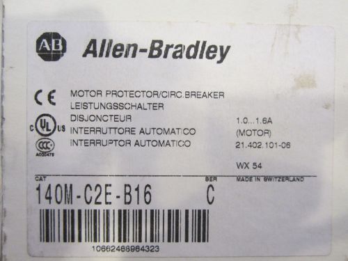 Allen Bradley 140M-C2E-B16 motor protector