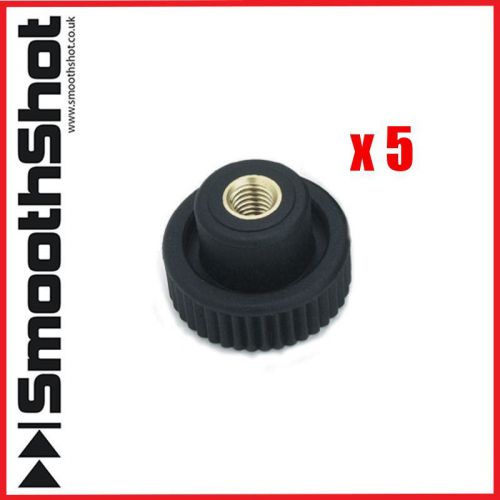 M6 female thread grip knob handle handwheel x 5 for sale