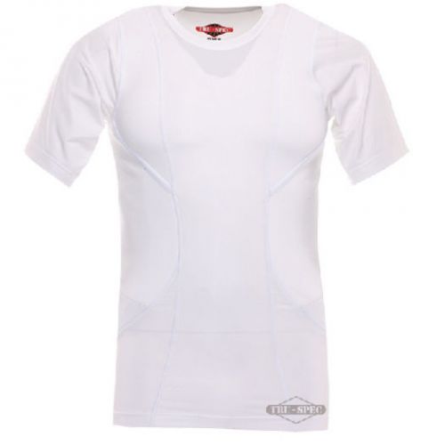 Tru Spec 1225007 Shirt Men&#039;s 24-7 White Concealed Holster S/S Shirt -2 X-Large