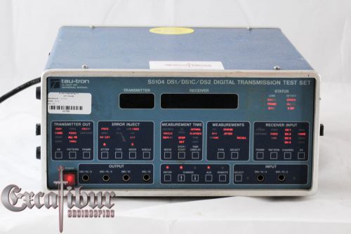 Tautron S5104 DS1/DS1C/DS2 Digital Transmission Test Set Options 02 03
