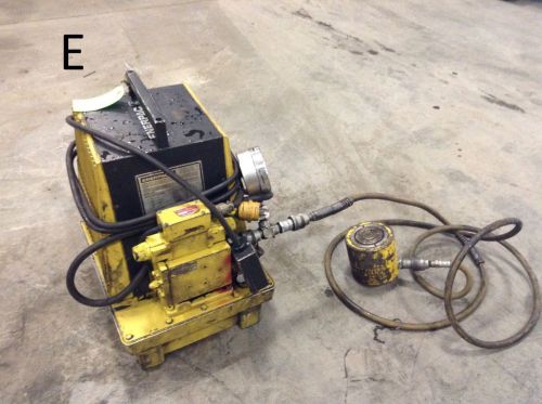 Enerpac hydraulic power pac unit pump per-3042 w/ 1.5 hp motor for sale