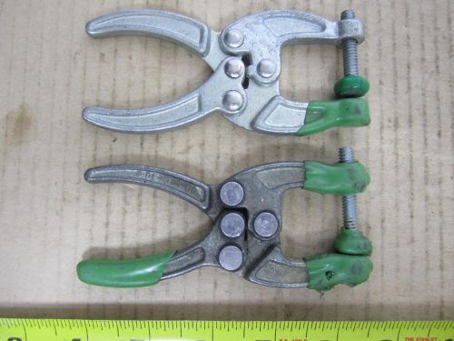 2 PC LOT OF CARR LANE 50 PL SMALL AIRCRAFT SQUEEZE CLAMP PLIERS MECHANIC TOOLS