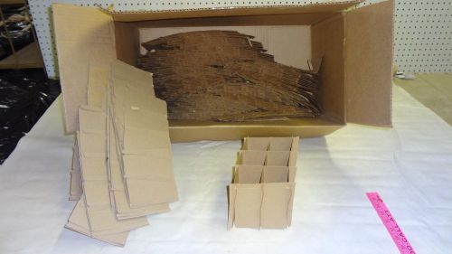 Cardboard divider lot 6 way entire case for moving and shipping for sale
