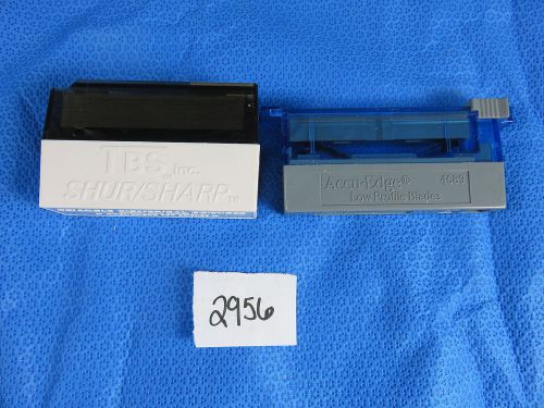 Accu-edge 4689 &amp; tbs shur/sharp disposable microtome blades *partial containers* for sale