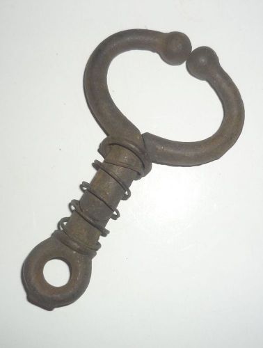 Vintage bull nose ring lead cast iron for sale