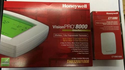 Honeywell vision pro 8000 th832ou1008 touchscreen thermostat for sale