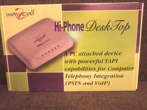 Way2call hi-phone desktop usb telephone interface  hd00usgr02 for sale