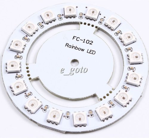 WS2811 5050 RGB LED Lamp Panel Round 16-Bit 60mm 5V Rainbow Precise LED