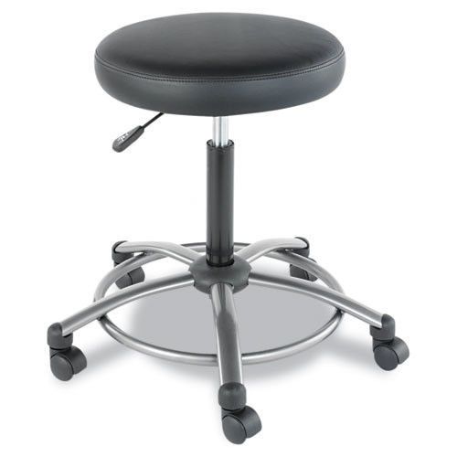 Alera® Height-Adjustable Utility Stool with Dual Wheel