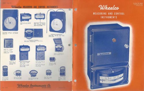 Measuring & control instruments 1943 bulletin wheelco instruments co. chicago il-
							
							show original title for sale