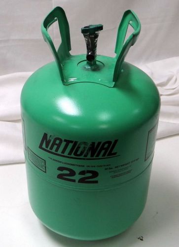 NEW SEALED NATIONAL 30 lb 30# R22 REFRIGERANT COOLANT TANK CAN