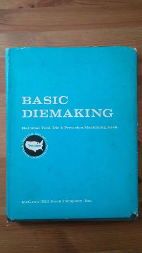 Basic Diemaking - Eugene Ostergaard 1963 HC w DJ