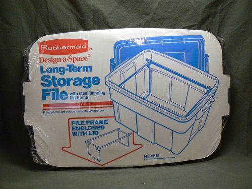 NEW Blue Replacement Lid for Rubbermaid Roughneck Long Term Storage File Tote