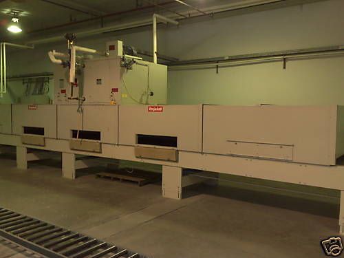 VENJAKOB HGS-Z LACQUER LINE, LACQUER RECOVERY SYSTEM, DRYING TUNNEL, CONTROLS