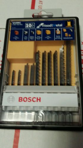 Bosch U10RC Mixed U-Shank Jigsaw Blade Assortment Set, 10-Piece