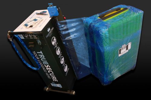 Luggage wrap dispenser - superior eco-friendly film wrap- Bag wrapping machine