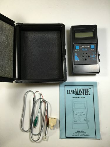 Ziad LineMaster Telephone Line Monitor DTMF Capture, W/ Manual and Case LOOK!!!