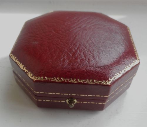 Vintage Leather Hong Kong 1993 Presentation Box Silk &amp; Velvet Lined No Reserve