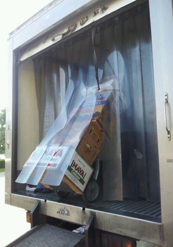 Strip curtain door 84&#034; x 84&#034; refrigerated delivery truck door. pvc plastic vinyl for sale