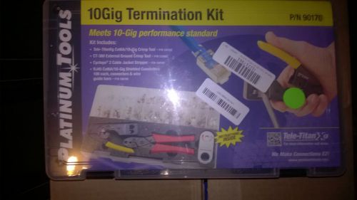 Platinum tools 90170 10 gig termination kit for sale