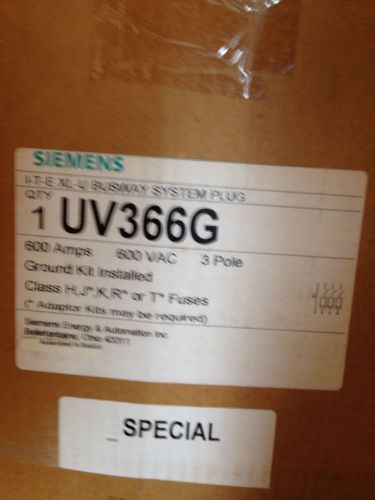 SIEMENS ITE UV366G - NEW IN BOX  !  Listed At Under 1/2 The Price Of Others