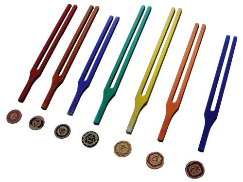 Chakra Tuning Fork With Colour Therapy Energy Healing