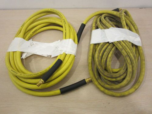 Lot of 2 goodyear ep 46504 3/8 inch x 25ft 250 psi rubber air hose, free s&amp;h for sale