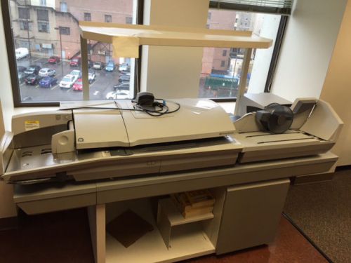 PITNEY BOWES MAIL MACHINE, STACKER AND TABLE
