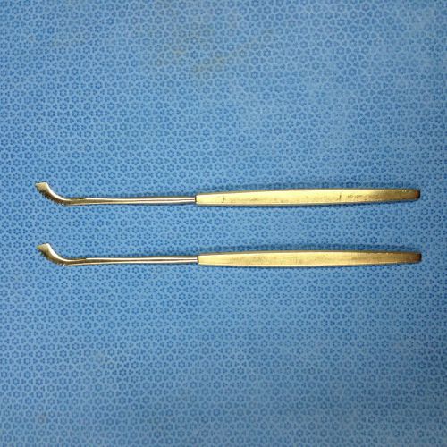 V. Mueller MO-1230 Fisher Tonsil Knife and Dissector 8-1/4&#034; Lot of 2