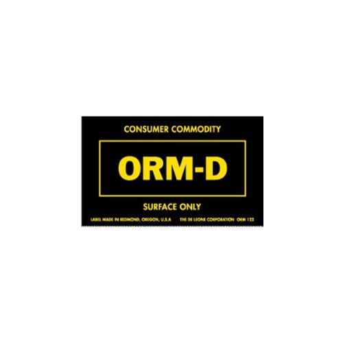 Pratt DLORM122 ORM-D Surface Only Label, 1-1/2&#034; Length, 2-1/2&#034; Width (Pack of