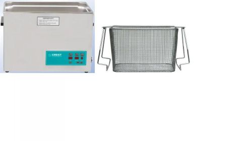 New crest 2.5 gallon cp1200d ultrasonic heated cleaner &amp; basket for sale