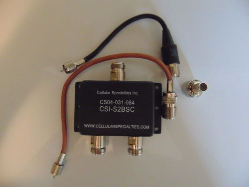 CSI-S2BSC DUAL BAND SPLITTER 2 WAY POWER DIVIDER W/ Pigtails - FREE SHIPPING!!