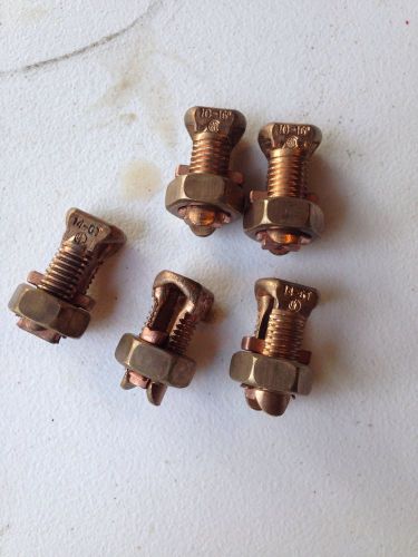 Burndy ks17split bolt connector, #14-#6 awg lot of(100) (new) see details for sale