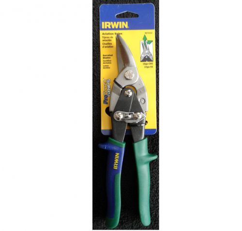 Irwin 2073112 Aviation Snips with ProTouch Grips- Brand New