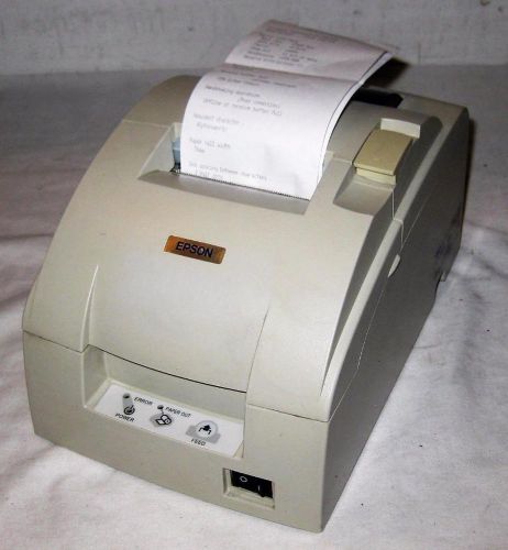 Epson tm-u220d pos dot matrix monochrome receipt printer (white) parts/repair for sale