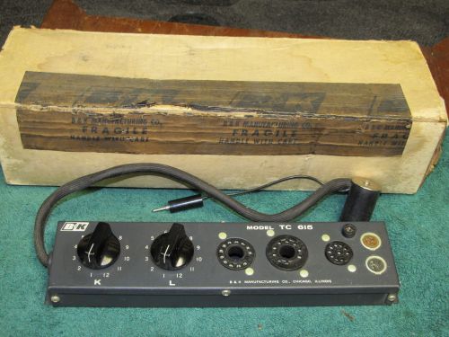 B&amp;K TC-615 Tube Tester Compactron Tube Adapter in Original Box