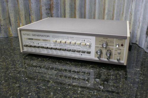 Bk precision 1251 ntsc signal generator powers on sold untested free shipping for sale