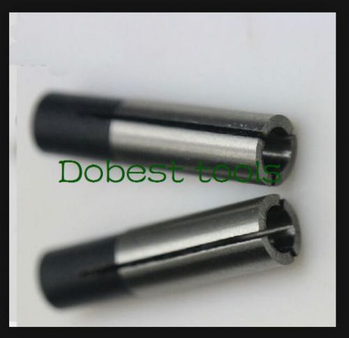 2pcs power collet chuck adapter for tools bits cnc router parts 1/4&#034; to 1/8&#034;
