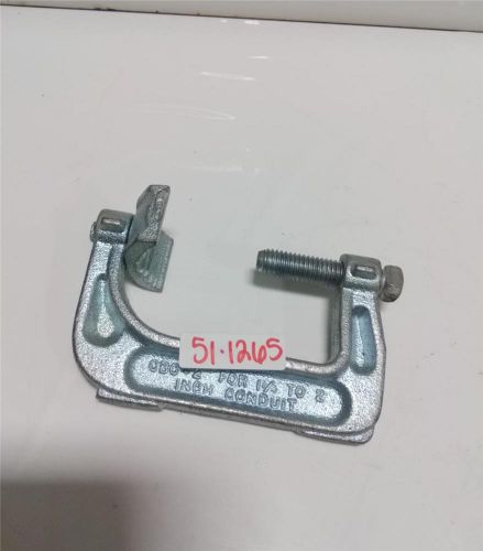 Cbc c-clamp 2 for 1 1/4-2 inch conduit for sale