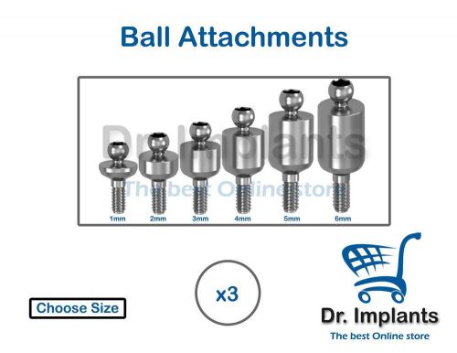 X3 Ball Attachment For Titanium Dental Implant Abutment