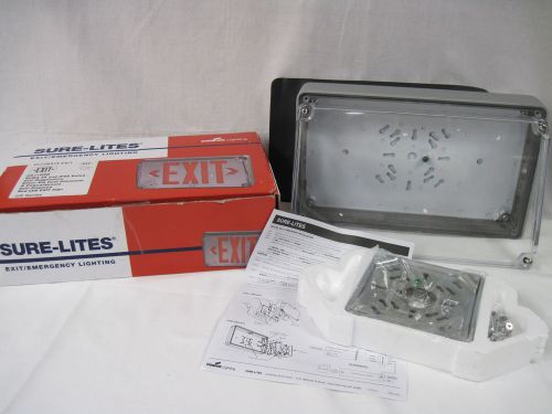 Sure-lites replacement glass &amp; casing only for exit lights, cooper lighting..mz for sale
