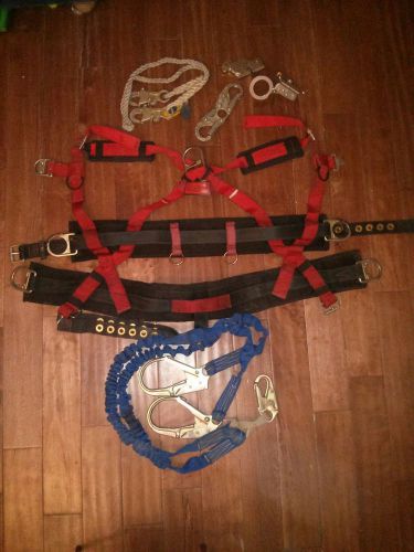 Elk river climbing harness with accessories - size large for sale