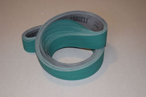 2&#034; x 72&#034;  a/o jflex green top-coated sanding belts p600 grit - 3 pack for sale