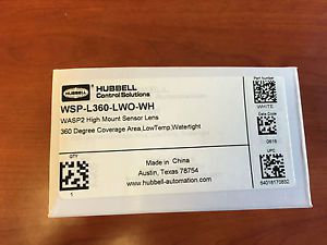 Hubbell WSP-L360-LWO-WH Occupancy Sensor Lens New In Box