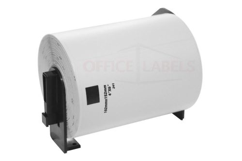 5 rolls of dk-1241 compatible labels for brother ql printer 4&#039;&#039; x 6&#039;&#039; for sale
