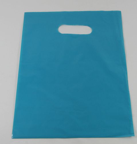 20 20&#034; x 5&#034; x 20&#034; NEW BLUE GLOSSY Low-Density Premium Plastic Merchandise Bags