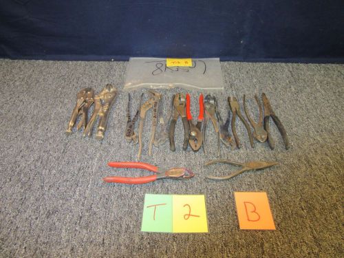 14 MILITARY SURPLUS  CUTTER VISE GRIP PLIERS SNIPPER WILDE WILLIAMS NEEDLE  USED