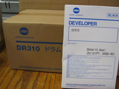 DR310 Drum Unit w/DV310 Developer, Konica Minolta Brand