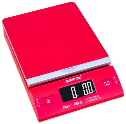 Accuteck DreamRed 86 Lbs Digital Postal Scale Shipping Scale Postage With USB...