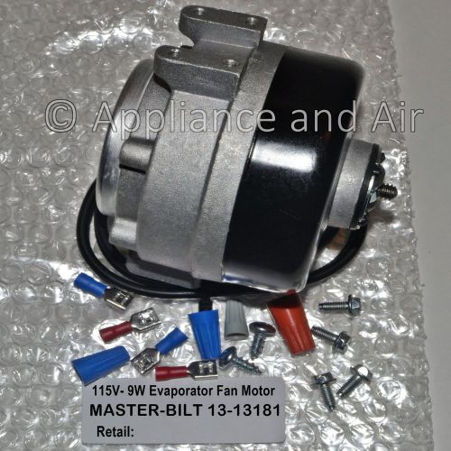 MASTER-BILT 13-13101 115V Condenser Fan Motor SAME Day Shipping + FREE Hardware